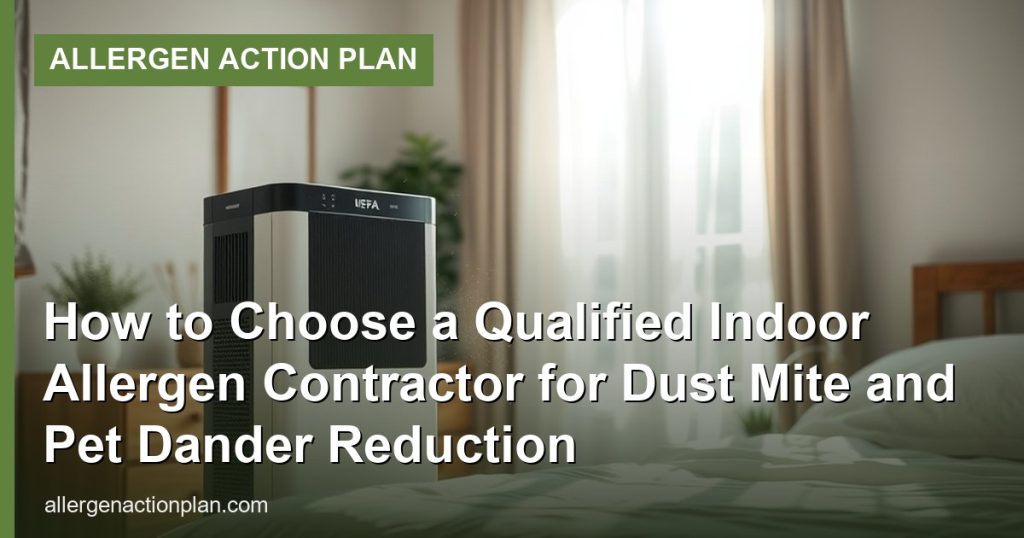 How to Choose a Qualified Indoor Allergen Contractor for Dust Mite and Pet Dander Reduction