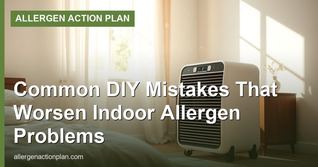 Common DIY Mistakes That Worsen Indoor Allergen Problems