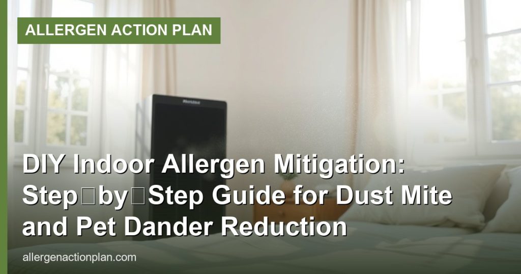 DIY Indoor Allergen Mitigation: Step‑by‑Step Guide for Dust Mite and Pet Dander Reduction