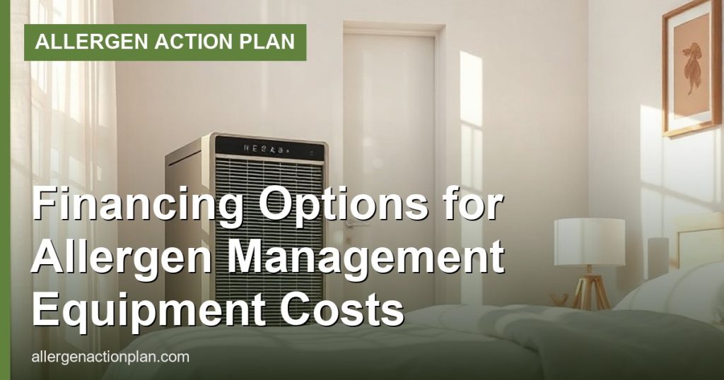 Financing Options for Allergen Management Equipment Costs