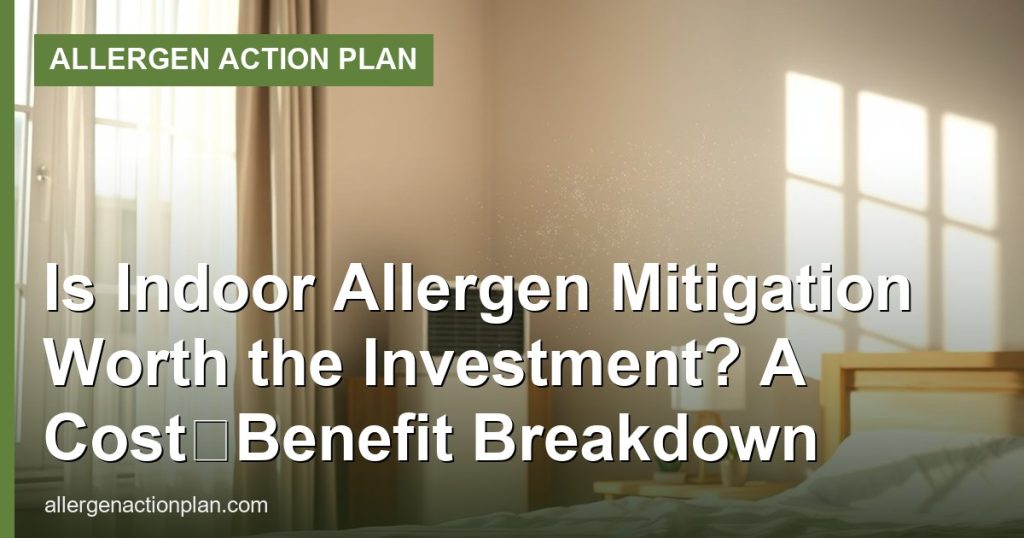 Is Indoor Allergen Mitigation Worth the Investment? A Cost‑Benefit Breakdown