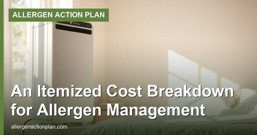 An Itemized Cost Breakdown for Allergen Management