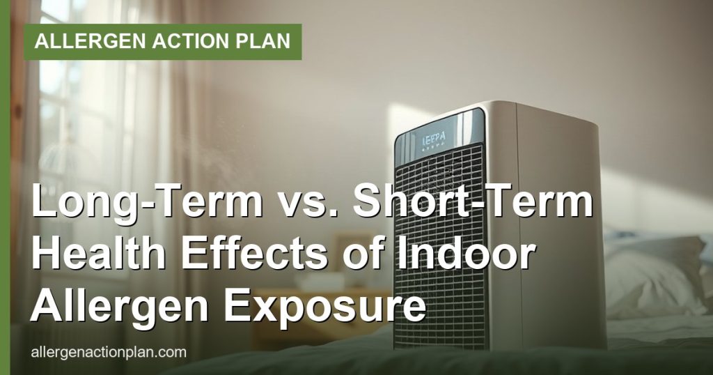 Long-Term vs. Short-Term Health Effects of Indoor Allergen Exposure