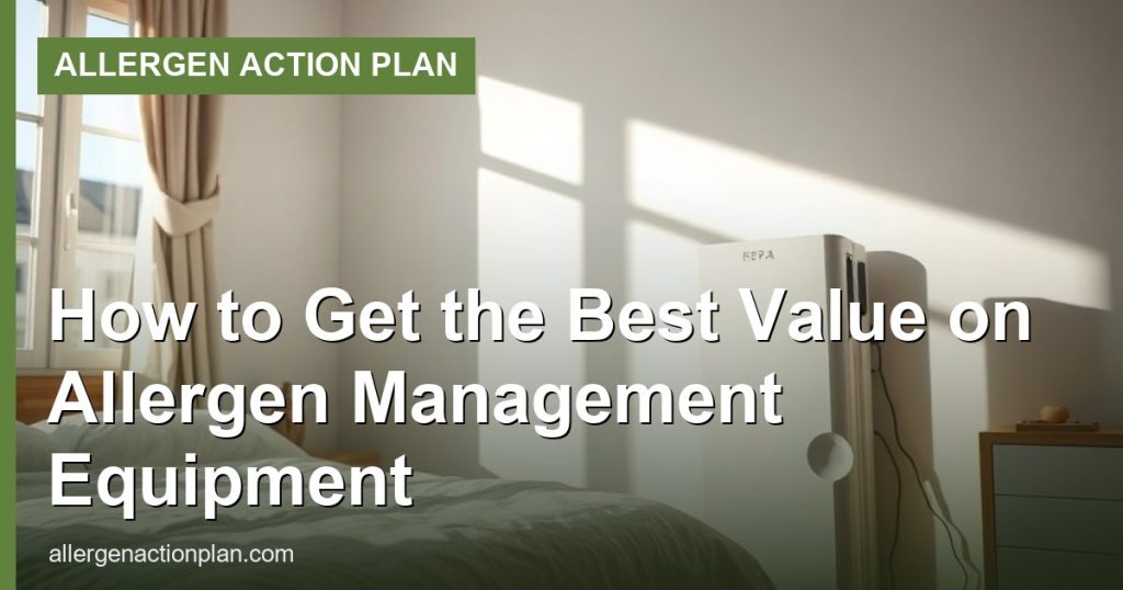 How to Get the Best Value on Allergen Management Equipment