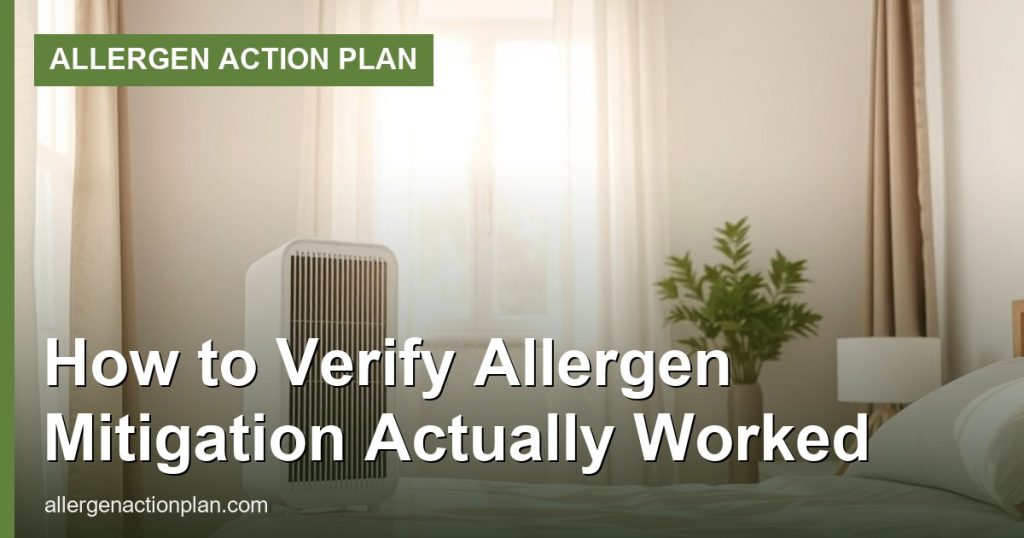 How to Verify Allergen Mitigation Actually Worked