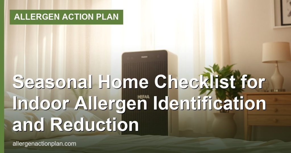 Seasonal Home Checklist for Indoor Allergen Identification and Reduction