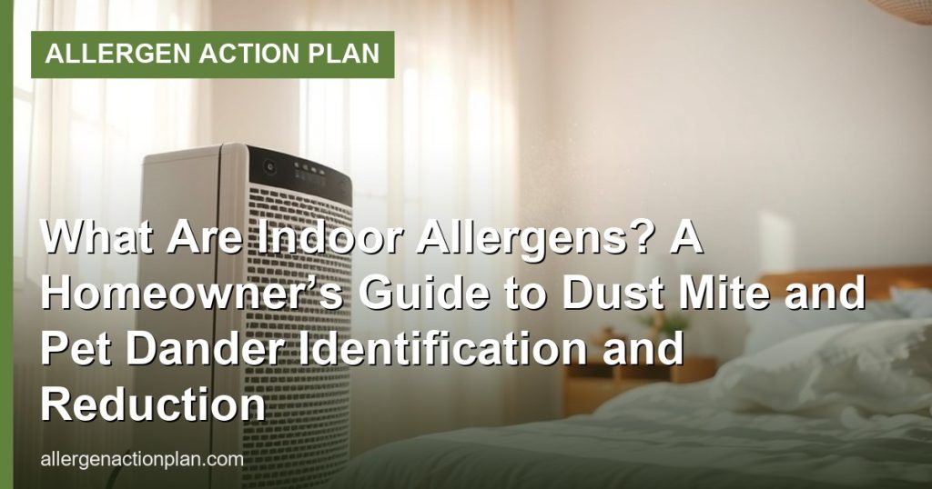 What Are Indoor Allergens? A Homeowner’s Guide to Dust Mite and Pet Dander Identification and Reduction