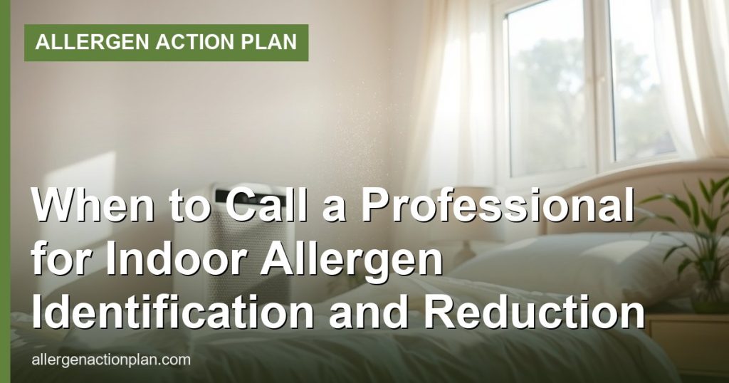 When to Call a Professional for Indoor Allergen Identification and Reduction